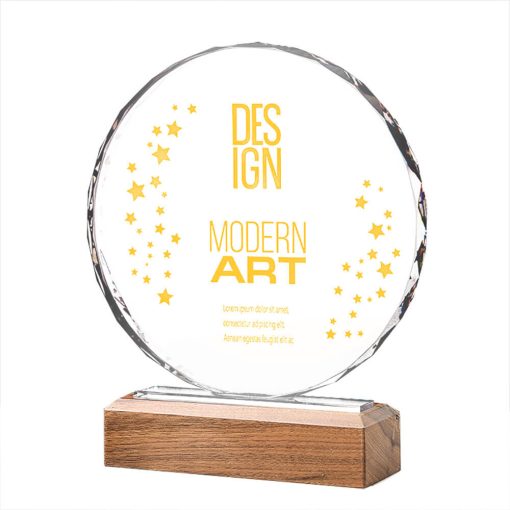 Personalized Custom Crystal Award Trophy 5.3-9.0inch - Image 2