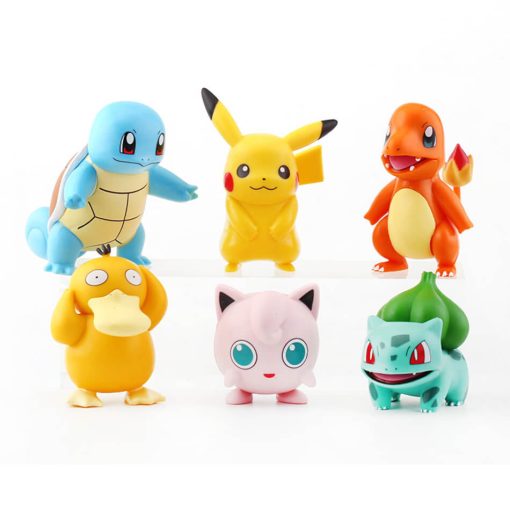 Pokemon PVC Toy Figures 6 PCS 3inch