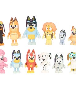 Bluey family and Friends model toy 12 Figures 1.9-3.1inch
