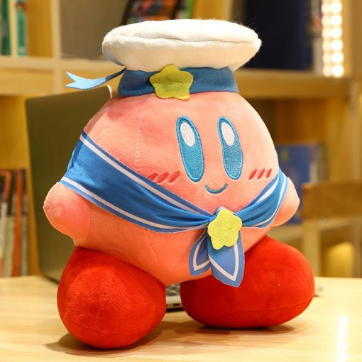 Kawaii Kirby Chef Strawberry Love Soft Stuffed Plush Dolls 12.5-23.6inch - Image 3