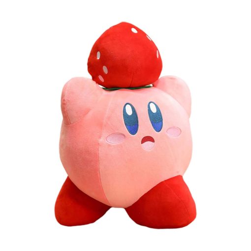 Kawaii Kirby Chef Strawberry Love Soft Stuffed Plush Dolls 12.5-23.6inch - Image 2