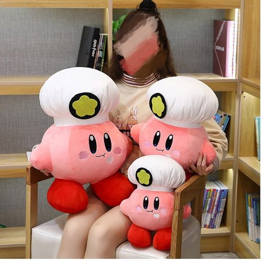 Kawaii Kirby Chef Strawberry Love Soft Stuffed Plush Dolls 12.5-23.6inch - Image 6